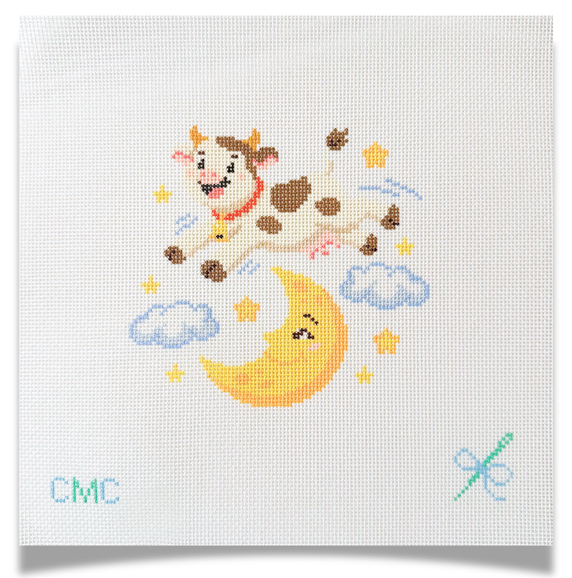 Cow Jumping Over the Moon Canvas