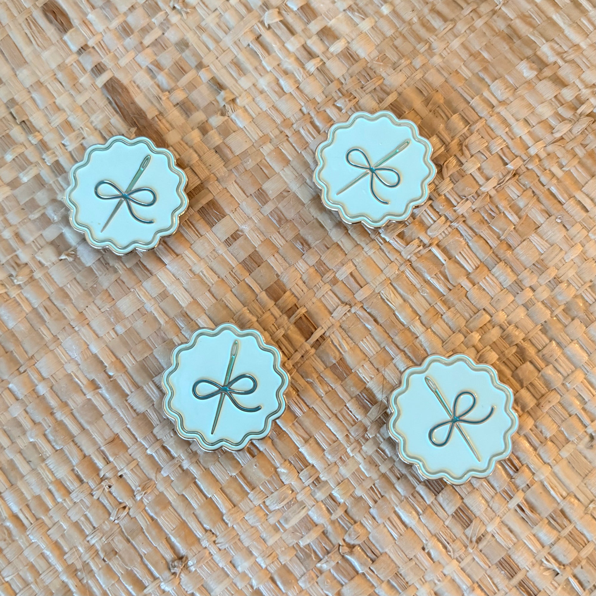 CMC Stitches Logo Enamel Magnetic Needle Minder