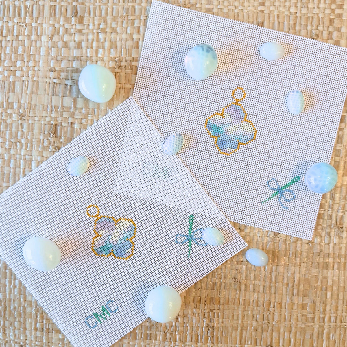 Opalite Clover Charm