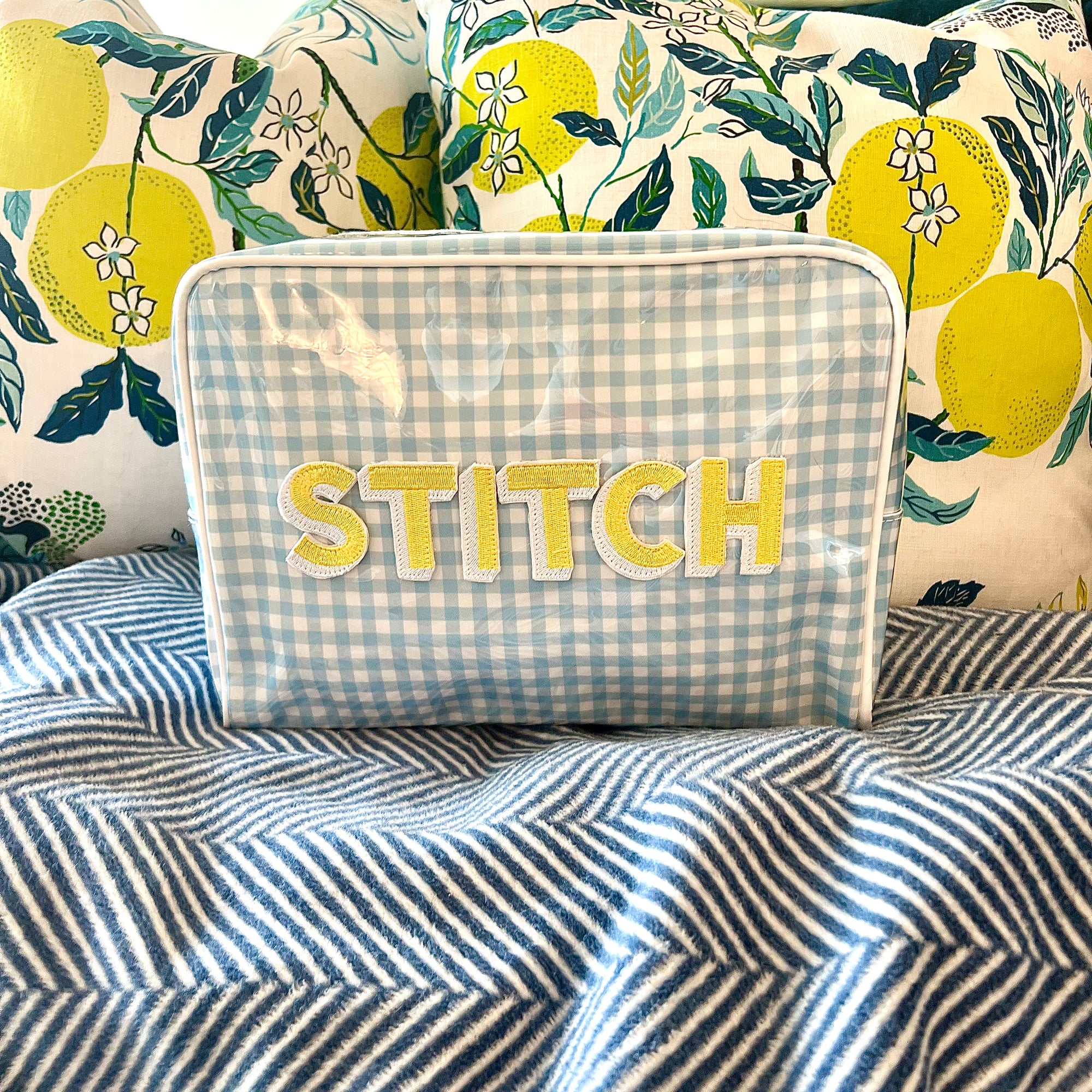 Embroidered STITCH Accessories Bag