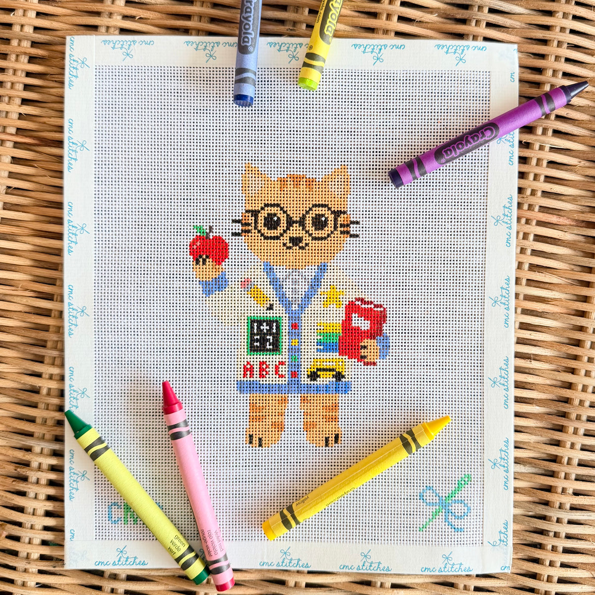 Tillie the Teacher Kitty Canvas