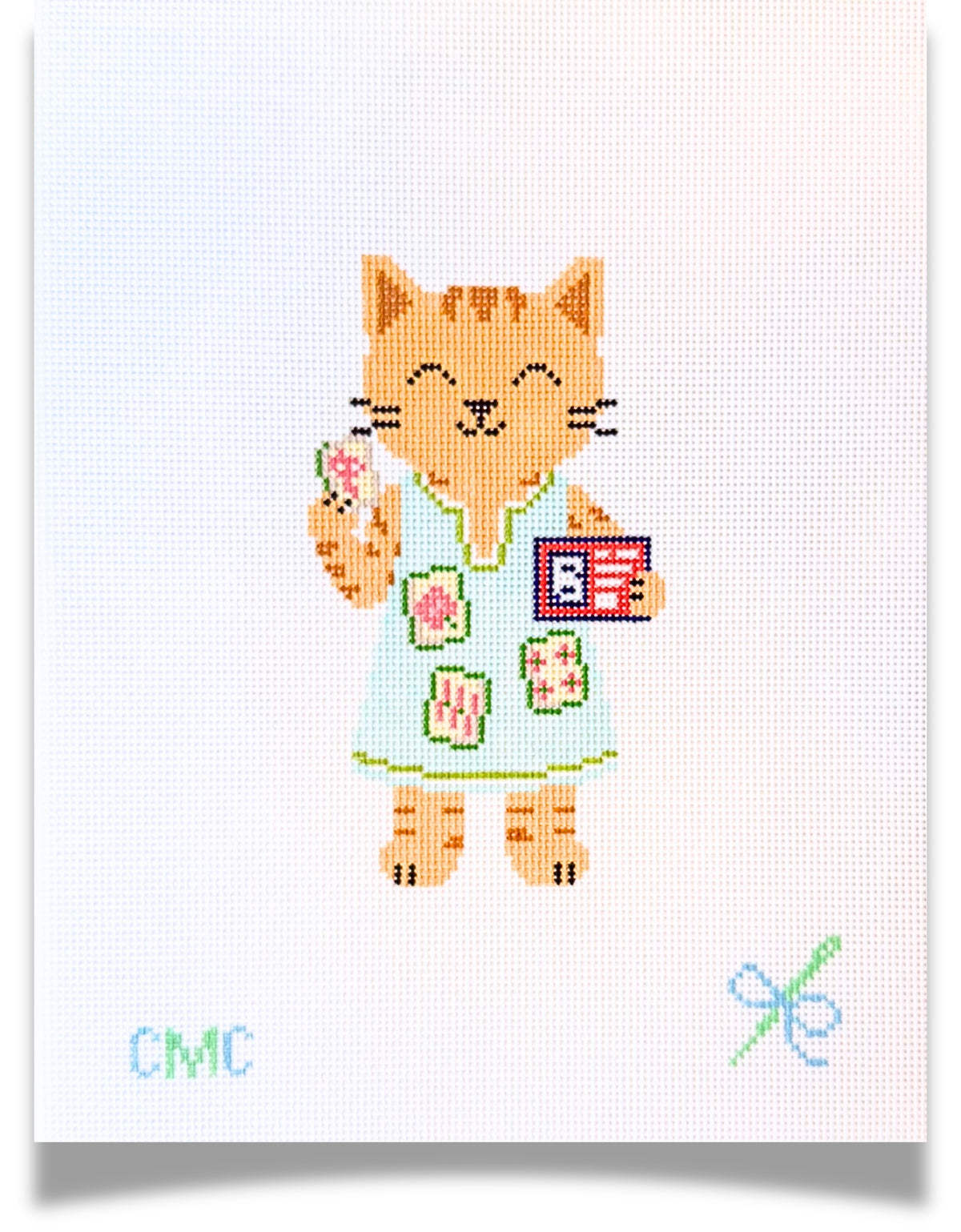 Millie the Mahjong Kitty Canvas