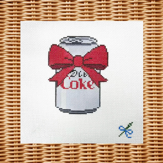 Preorder - Diet Coke with Bow Canvas (13 Mesh)