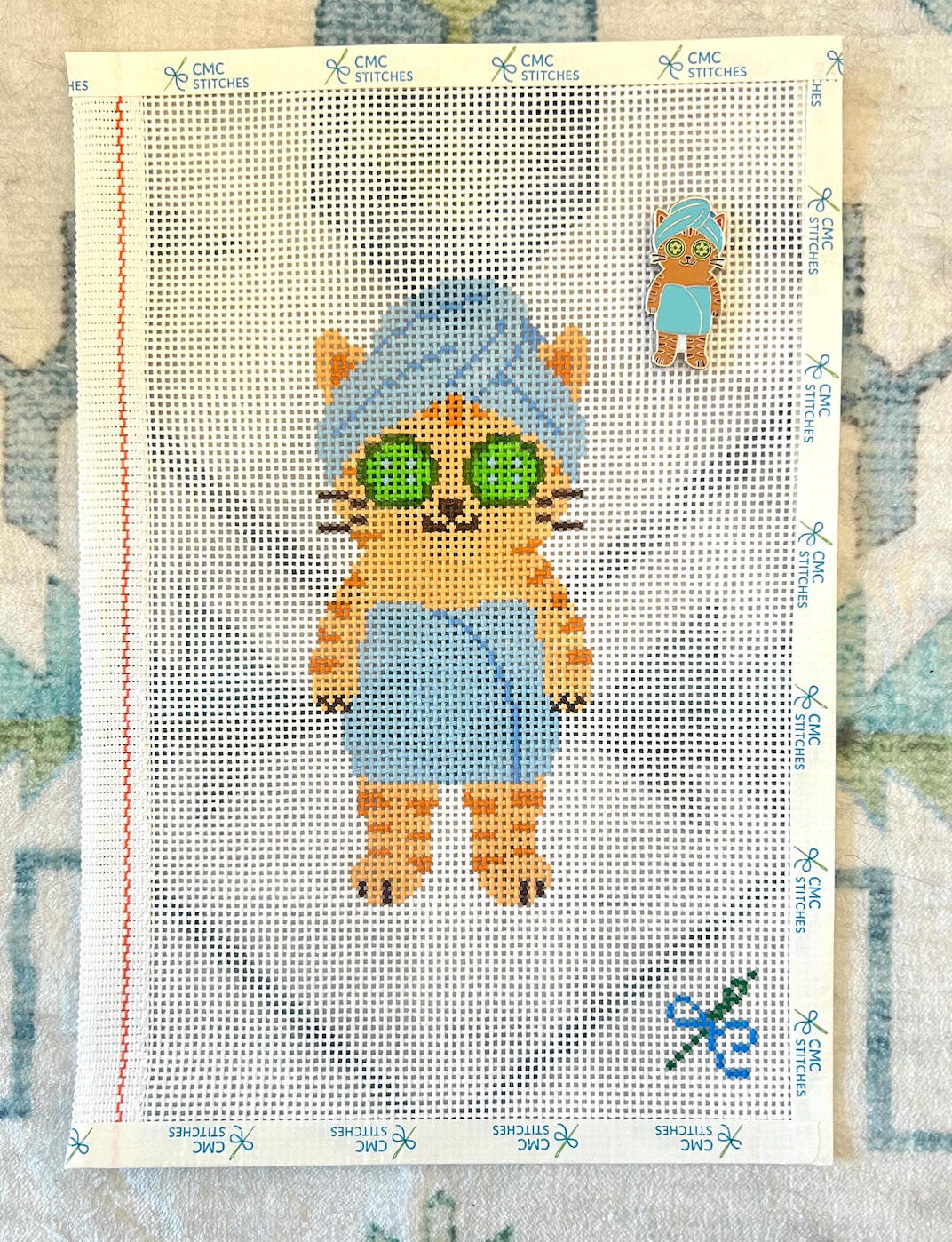 Spa Kitty Enamel Magnetic Needle Minder