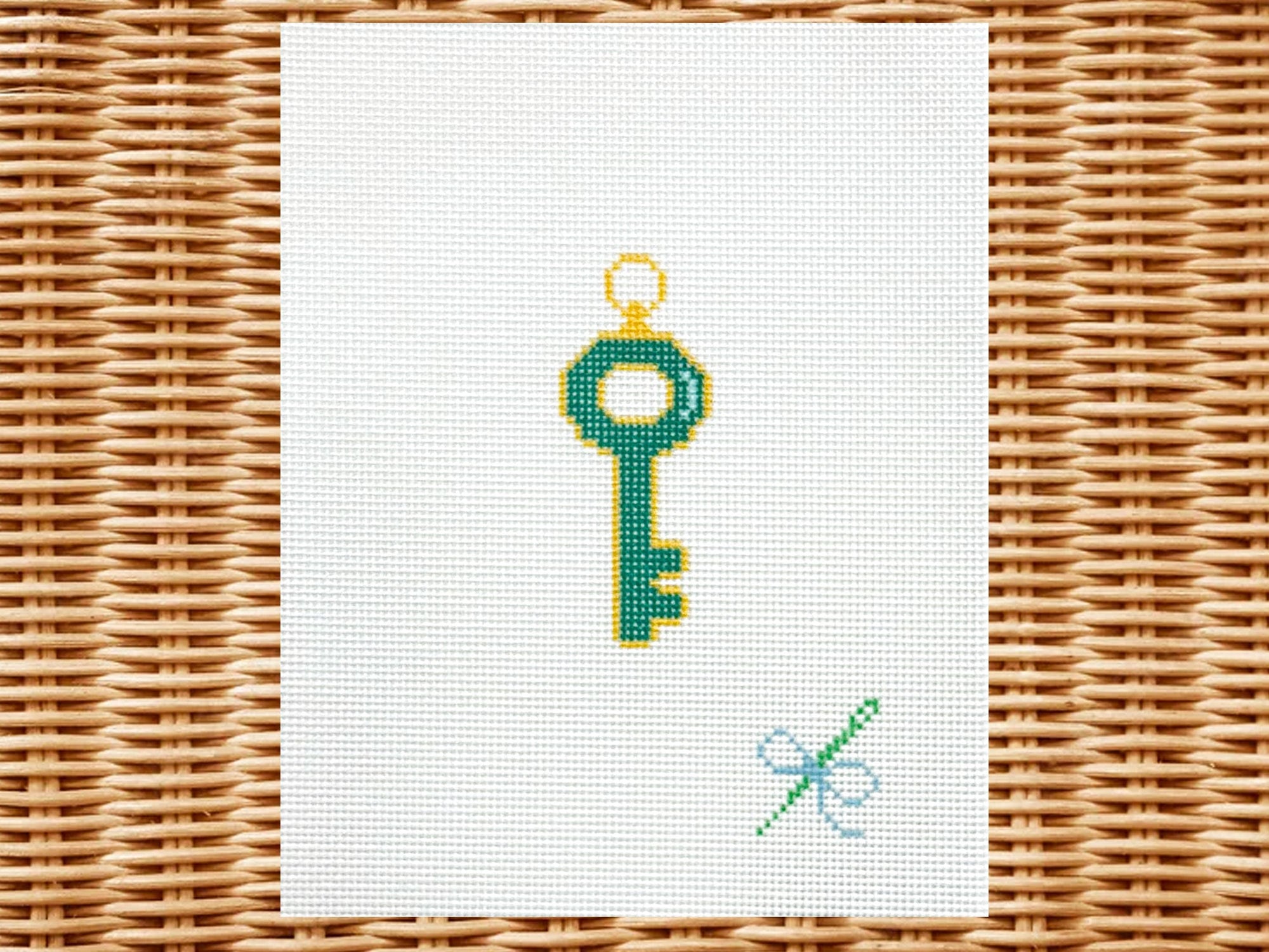 Preorder - Key Charm Canvas (18 Mesh)