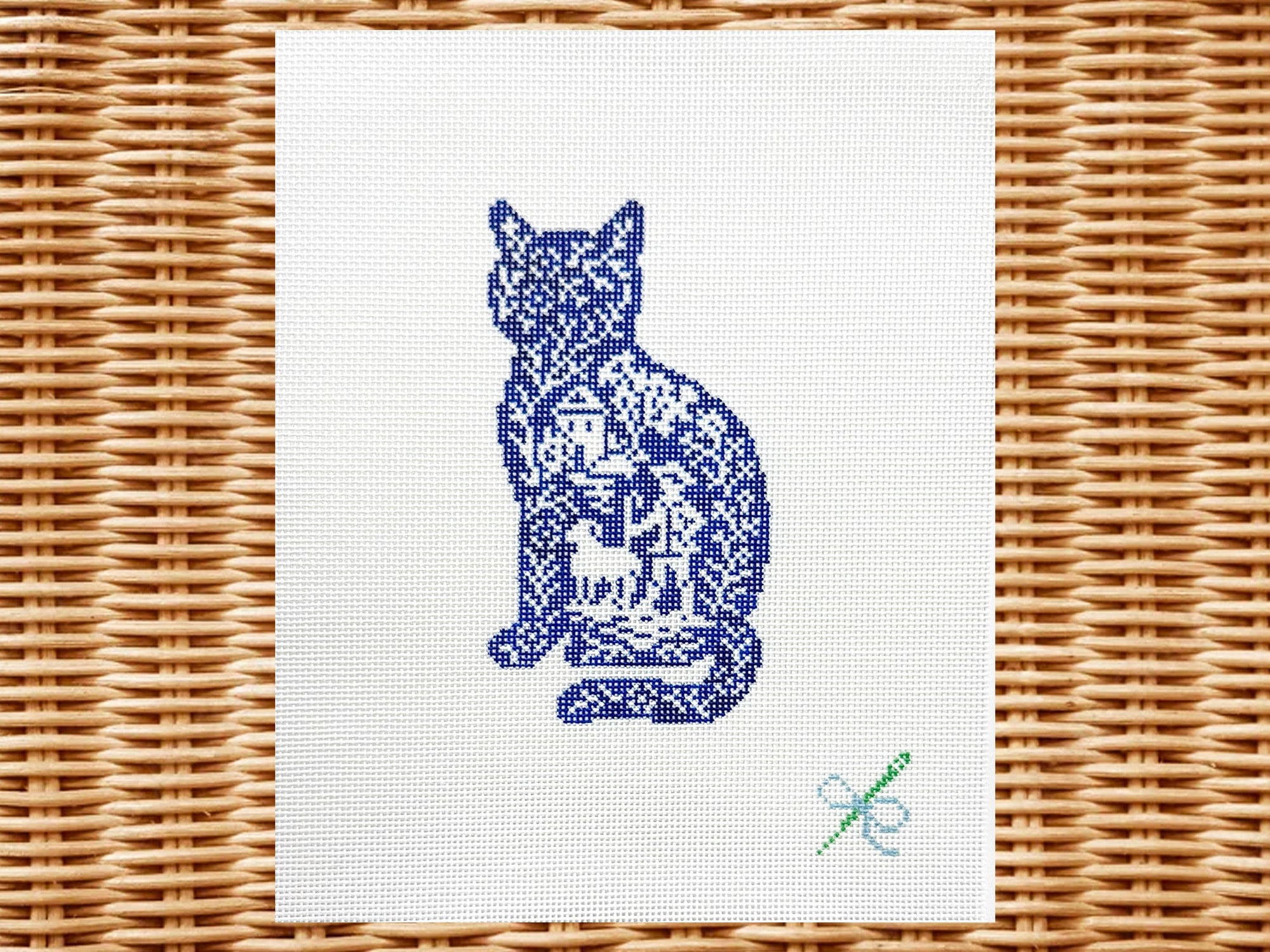 Preorder - Toile Kitty Canvas (18 Mesh)